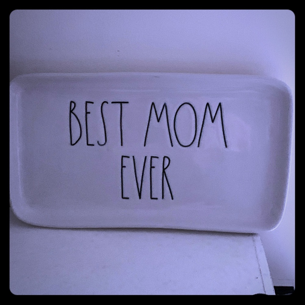 Rae Dunn BEST MOM EVER tray